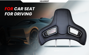 Sedile <span class=keywords><strong>da</strong></span> Corsa JBR OEM in Pelle PVC Nera di Lusso con Poggiatesta Comfort e Schiuma Koud per Sedili Auto Universali - Product Image 6