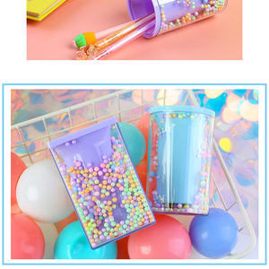 Carino porta penne a bolle multiuso Organizer da tavolo cancelleria torna a scuola regalo Kawaii forniture per ufficio con palla a bolle - Product Image 5