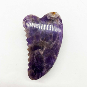 ลูกกลิ้งนวด guasha อเมทิสต์โลโก้ที่กำหนดเองพร้อมกล่องลูกกลิ้งอเมทิสต์ - Product Image 2