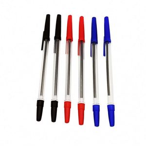 Manufacturer Wholesale Custom 1.0 Bullet Simple Plastic Ballpoint Promotional <b>Gift</b> Back to School Pen - Product Image 1