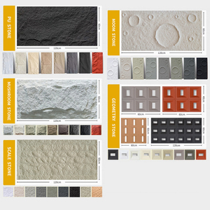 Linh hoạt tùy chỉnh PU Đá Nhân Tạo tấm Tường nhẹ bền Faux đá Veneer gạch cho nội thất bên ngoài ốp - Product Image 6