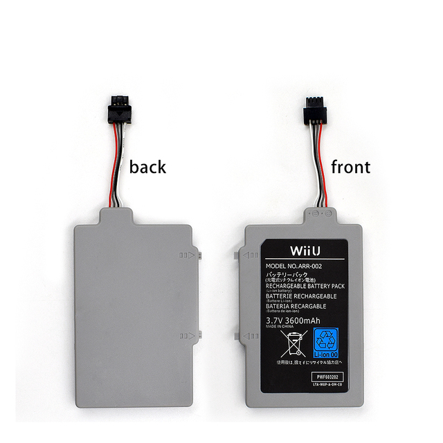Replacement Rechargeable 3600MAh Battery Pack for Wii U GamePad
