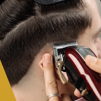 Tondeuse à cheveux sans fil, tondeuse à cheveux pour un rasage et un estompage sans couture du cuir chevelu, kit de tondeuse à cheveux pour un estompage et un mélange, tondeuse magique KM-2600