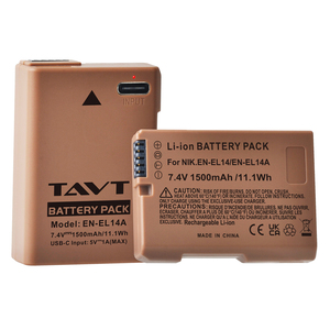 <span class=keywords><strong>Batterie</strong></span> <span class=keywords><strong>EN</strong></span>-EL14 <span class=keywords><strong>EL14a</strong></span> 1500mAh avec Type-C pour appareils photo <span class=keywords><strong>Nikon</strong></span> D5600 P7700 P7100 D3400 D5500 D5300 D5200 D3200 D3300 D5100 D3100 - Product Image 5