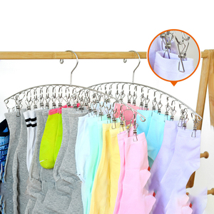 Étendoir à linge en acier inoxydable avec 8, 10, 12, 16 ou 20 pinces, séchoir à linge coupe-vent - Product Image 1
