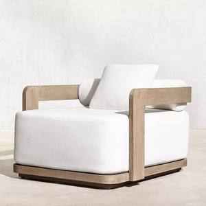 Outdoor Luxury Teak Furniture Set Waterproof Anti-corrosion Solid <b>Wood</b> <b>Sofa</b> Table Chair for Courtyard Villa Hotel Balcony Garden - Product Image 2