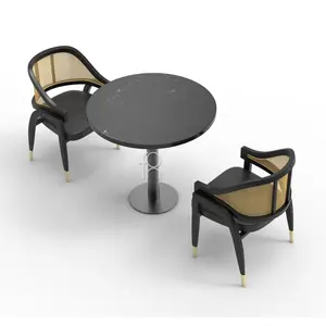 China Factory Supply Modern Restaurant Table And Chair Cafe Furniture