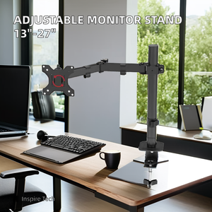 Support de support de moniteur <span class=keywords><strong>TV</strong></span>, réglable, pivotant à 360 degrés, inclinable, avec deux <span class=keywords><strong>bras</strong></span> en acier, support <span class=keywords><strong>motorisé</strong></span> <span class=keywords><strong>TV</strong></span>, 13-27 pouces - Product Image 5