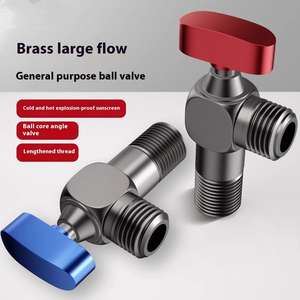 Válvula Angular <span class=keywords><strong>de</strong></span> Acero Inoxidable 304, Válvula <span class=keywords><strong>de</strong></span> Bola para <span class=keywords><strong>Agua</strong></span> Frí<span class=keywords><strong>a</strong></span> y Caliente, Núcleo <span class=keywords><strong>de</strong></span> Gran Flujo, Interruptor para <span class=keywords><strong>Calentador</strong></span> <span class=keywords><strong>de</strong></span> <span class=keywords><strong>Agua</strong></span> <span class=keywords><strong>a</strong></span> <span class=keywords><strong>Gas</strong></span> - Product Image 2