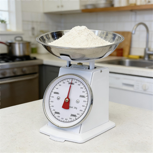 Veidt Weigh 5kg Dial <b>Scale</b> Kitchen Household Detachable <b>Mechanical</b> Table High Kilogram ZZSP-601-5kg Stainless Steel Tray - Product Image 6