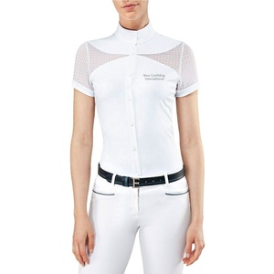 Rider show-Camiseta Ecuestre para mujer, camisa de competición OEM personalizada, para montar a caballo, am578 - Product Image 1