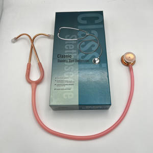 Индивидуальный Логотип, позолоченный стетоскоп, Золотой Делюкс, двойная головка, профессиональный медицинский стетоскоп - Product Image 3