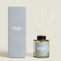 Bouteilles en verre vides de luxe pour diffuseurs à bâtonnets avec couvercles, emballage personnalisé pour parfums, faible MOQ, nouveau design
