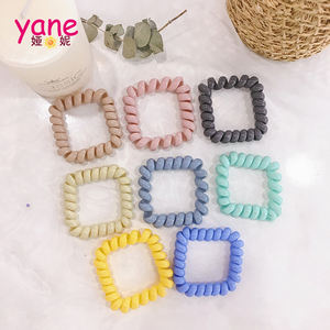 Musim panas baru desain warna terang hati bintang berujung lima bentuk persegi garis telepon tali rambut Loop - Product Image 5