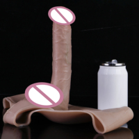 Funda de Pene Ultra Realista con Textura de Piel, Dildo Hueco para Usar, Funda de Alargamiento Masculino, Juguete Sexual para Parejas, Venta al por Mayor
