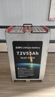 Полутвердотельный перезаряжаемый литий-ионный аккумулятор 72В55Ач для электросамокатов от производителя