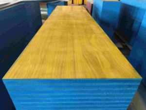 Impermeabile E0 eco-friendly pino 3 strati di colore giallo pannello di chiusura in legno compensato di pino per cassaforma di costruzione - Product Image 3