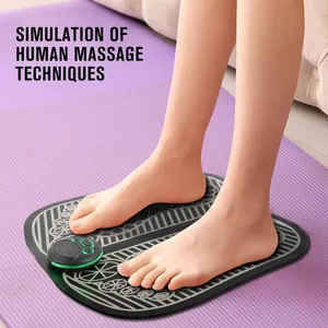 Health Care Products Usb Electric Home Use Foot Leg Massager Mat Feet Spa Pain Relax Massage Pad Ems Foot Massager MasajeadorEMS