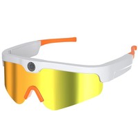 Caméra sportive sans fil Lunettes Bluetooth HD 4K Casque Lunettes intelligentes Lunettes de soleil Mini caméra Lunettes de soleil de cyclisme en plein air