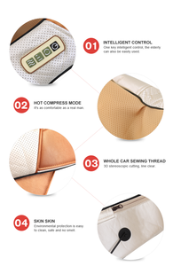 LY-808A elektrik terapi Shiatsu pemijat getaran inframerah sabuk pijat tubuh fisioterapi untuk leher bahu punggung pereda nyeri - Product Image 3