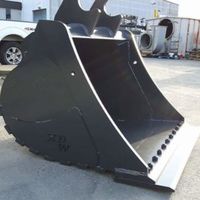 Aksesoris Penggali Serbaguna Rock Bucket Trenching Bulk Scoop Loader untuk Excavator 20-90 Ton, Berat 1000kg, Material Berkualitas Tinggi, Garansi 1 Tahun