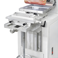 Machine de tampographie monocouleur à air chaud avec tête de tampon en caoutchouc à nettoyage automatique et réservoir d'huile à tête haute pour embouts de capsules d'ongles