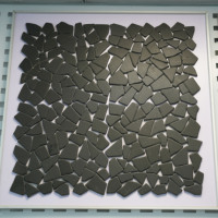 Mosaïque de marbre en chevrons à motifs multiples, pierre naturelle, nouvelle collection, très demandée, belle forme