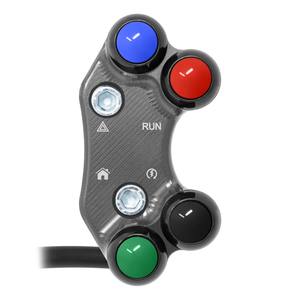 Interruptor de manillar derecho para Triumph Tiger 900 (orificios desalineados) (titanio) - Product Image 1