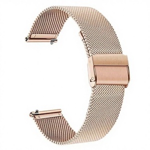 Bracelet de montre milanais à libération rapide Upro 10mm-24mm en acier inoxydable avec double boucle de sécurité pour Apple Watch Samsung - Product Image 5