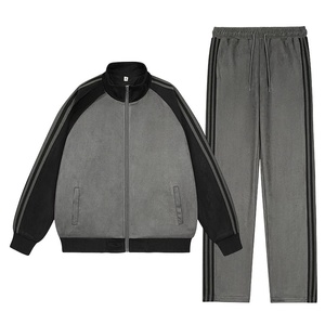 Vente en gros de nouveaux vêtements de sport pour hommes de printemps et d'automne unisexe décontracté patchwork design de vêtements de sport de <span class=keywords><strong>grande</strong></span> <span class=keywords><strong>taille</strong></span> pour Handome People - Product Image 1