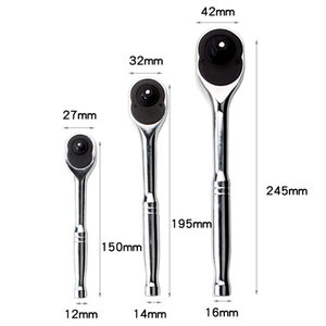 Socket <strong>Ratchet</strong> <strong>Wrench</strong> 1/2 Inch Hand Tool Drive Adjustable Quick Release Double Way Socket <strong>Wrench</strong> for Home Appliance Repair - Product Image 6