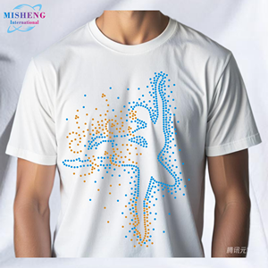 Transferencia <span class=keywords><strong>de</strong></span> Pedrería Termoadhesiva Personalizada para Danza, Diseños <span class=keywords><strong>de</strong></span> Camisetas con Pedrería Termoadhesiva para <span class=keywords><strong>Gimnasia</strong></span>, Adhesivo <span class=keywords><strong>de</strong></span> Pedrería Personalizado para Danza - Product Image 3
