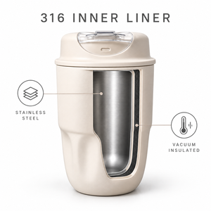 Custom Logo Stainless Steel Coffee <strong>Mug</strong> 316 Vacuum Insulated Corporate Business Gift Office Travel Cup - Product Image 2