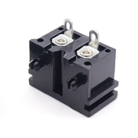 Soket Daya DB-8 Tipe Vertikal AC019 2 Pin, Pemasangan Panel, Receptacle Daya AC