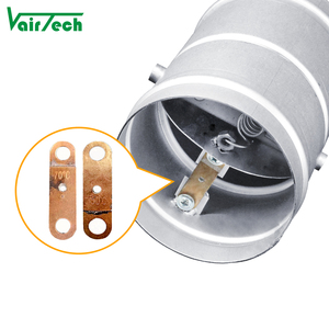 Mạ kẽm 70 150 280 độ mùa xuân lửa van điều tiết HVAC ống xả thông gió nóng chảy liên kết lửa khói Damper - Product Image 3