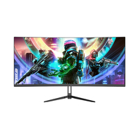 Monitor Gaming Curvo Ultra Ancho de 34 Pulgadas, 4k, 21:9, 165hz, MVA Negro, 3440*1440, VA, 1800r, 1ms, HDR para PC de Escritorio