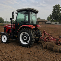 Tracteur agricole 4x4 de 80 CV, 90 CV, 100 CV, directement de l'usine, avec sous-soleuse et herse à disques, homologué CE, pour labour profond