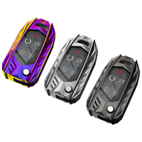 Housse de porte-clés de voiture en alliage prête à expédier pour GM GMC Flip Key Terrain 2010-2021 Buick Encore Verano Chery Equinox Impala Sonic