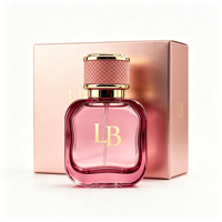 Flacon de parfum vide carré de luxe personnalisable, 50 ml et 100 ml, très vendu, peut être livré avec un emballage en boîte
