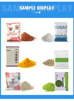Machine de remplissage et d'emballage automatique de poudre quantitative pour épices, assaisonnements, café, farine - Acier inoxydable 304 - Emballage en sacs/pochettes