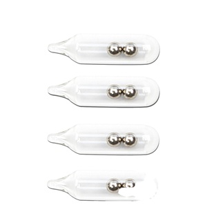 Perline di Vetro Sonore per Esche da Pesca, Fornitura Diretta dalla Fabbrica, 2 Perline, Generatore di Suono per Esche Morbide - Product Image 2