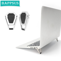 Support de Base antidérapant pour ordinateur portable, Support pour Macbook Pro Air Lenovo Thinkpad PC ordinateurs portables Mini Support de refroidissement pieds