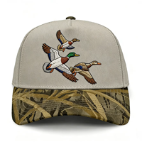 Casquette de baseball à 5 panneaux en coton à deux tons, non structurée, avec logo brodé personnalisé en 3D, personnalisable pour le golf