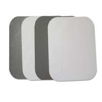Récipient en papier d'aluminium découpe de papier couvercle en carton plat