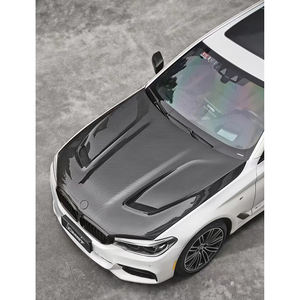Pour <span class=keywords><strong>BMW</strong></span> <span class=keywords><strong>F90</strong></span> M5 série 5 G30 <span class=keywords><strong>520i</strong></span> 525i 530i kit de carrosserie de capot en Fiber de carbone pièces automobiles Style B - Product Image 3