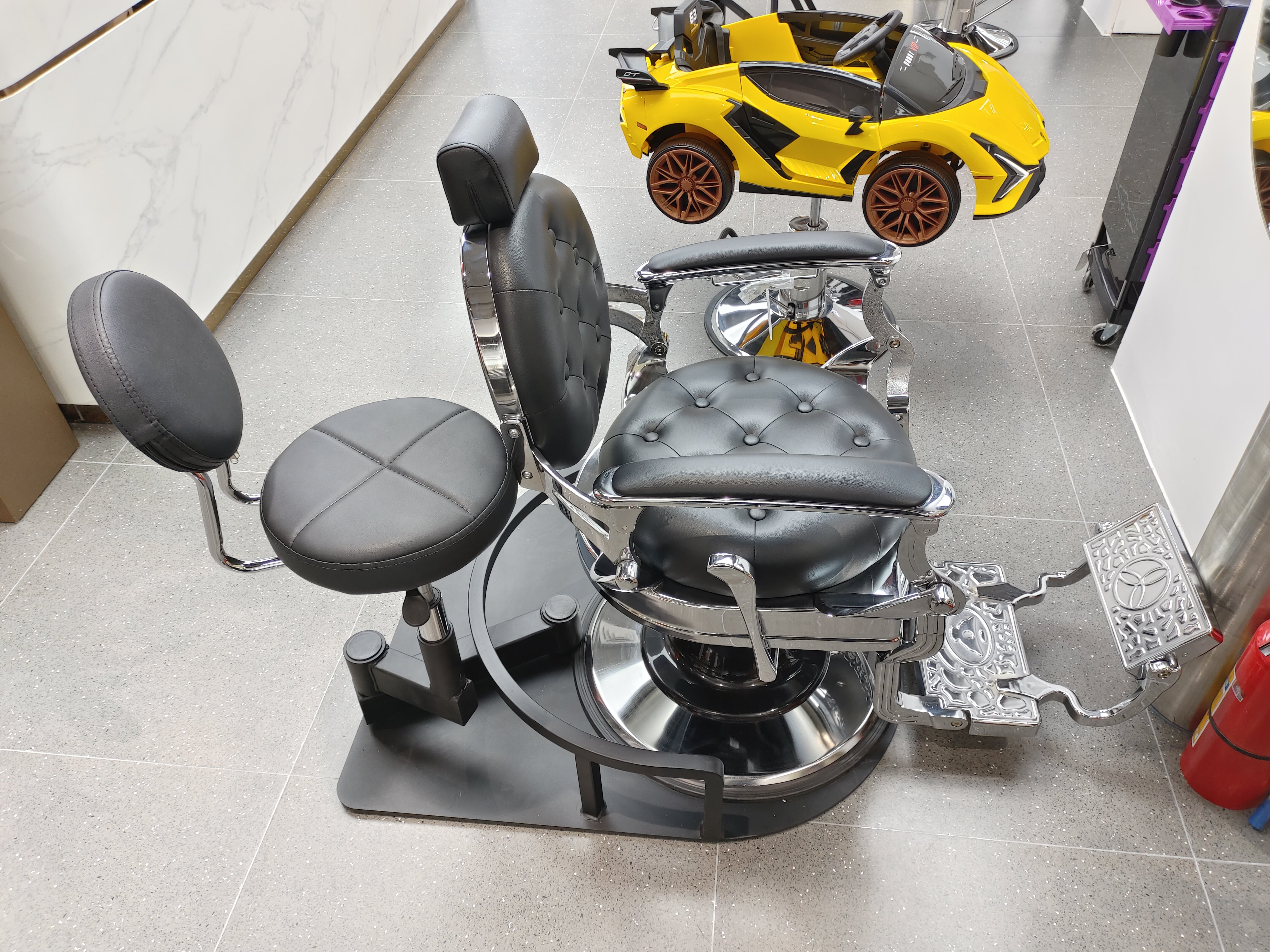 Silla giratoria tipo E con chasis - versión para exportación