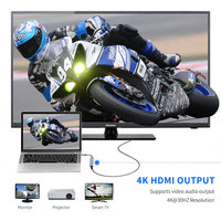 Station d'accueil Type-C 7-en-1 avec USB TF SD HDTV PD Charging et répartiteur USB pour téléphones portables, ordinateurs, ordinateurs portables, tablettes, Hub USB C