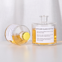 Diffuseur de parfum en verre personnalisé, grand cylindre, 1 litre, avec bâtonnets