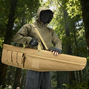 Sac à dos double de 46 pouces, étui long épais et souple, sac tactique portable pour armes à feu, pour le <span class=keywords><strong>tir</strong></span>, la chasse, le stockage et le <span class=keywords><strong>transport</strong></span> - Product Image 2