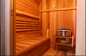 Tamaño grande 4-6 personas para uso exterior en el hogar, puerta cuadrada de vidrio, sala de sauna con estufa de sauna - Product Image 5